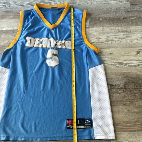 VINTAGE Denver Nuggets O'lico Sport Number 5 NBA Jersey - Picture 6 of 11